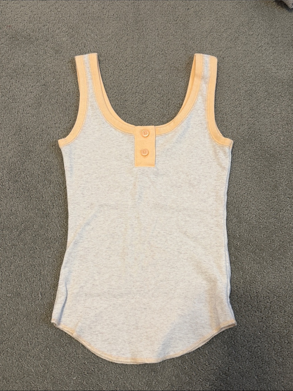 Aerie Button Tank Top